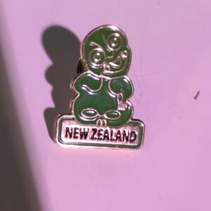 Green New Zealand Souvenir Pin